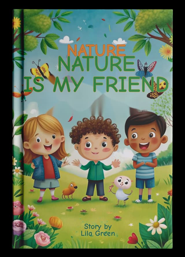 Illustrated children's cover for Nature Is My Friend