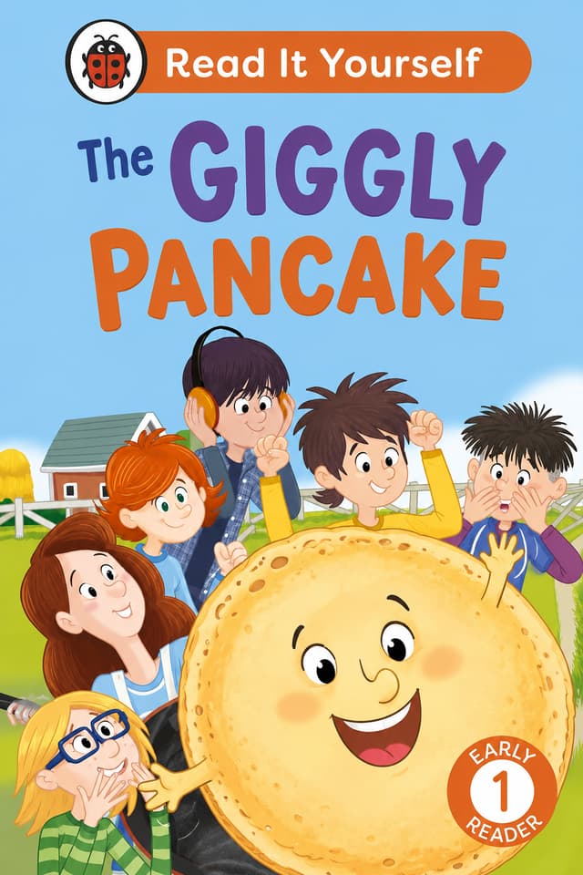 Children's early-reader cover for The Giggly Pancake